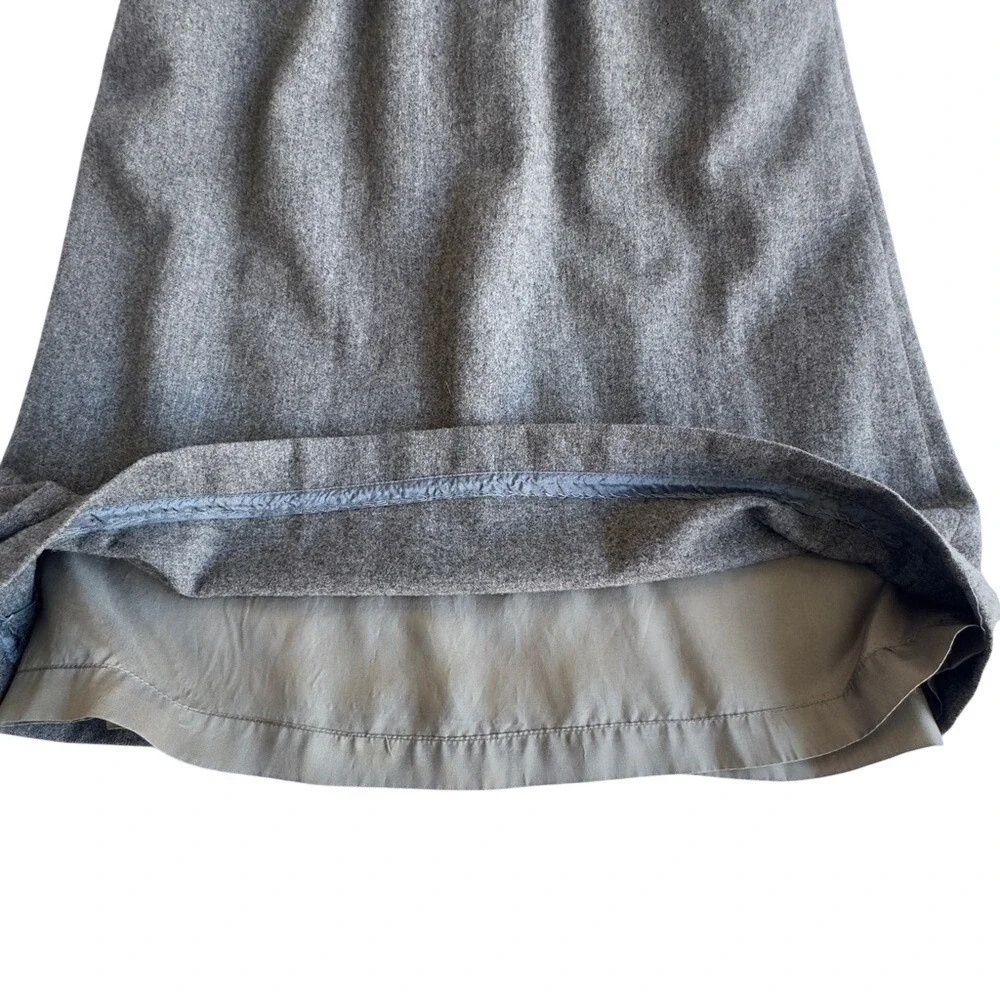 Vintage Evan Picone Charcoal A-Line Skirt